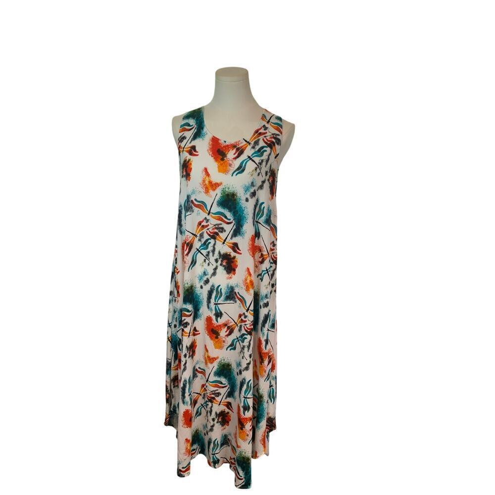 Women's Hula Hula Hawaii Floral Dress - Size M